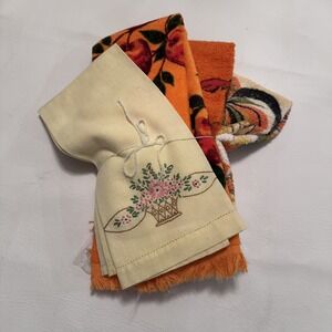 Vintage Lot of 5 60s/70s Kitchen Towels